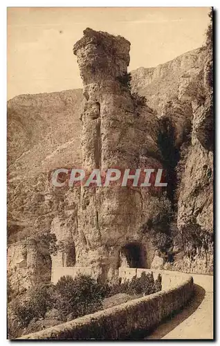 Ansichtskarte AK Le Velay illustre Le Puy Le rocher Saint Michel d Aiguilhe