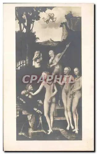 Cartes postales Schlobmususeum Berlin Schule Lucas Cranachs Parisurteil