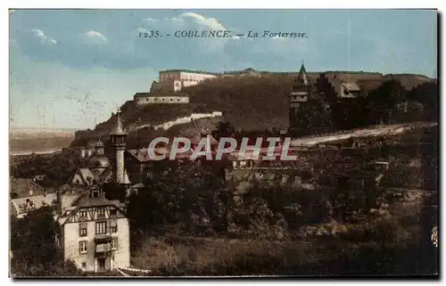 Cartes postales Coblence La Forteresse