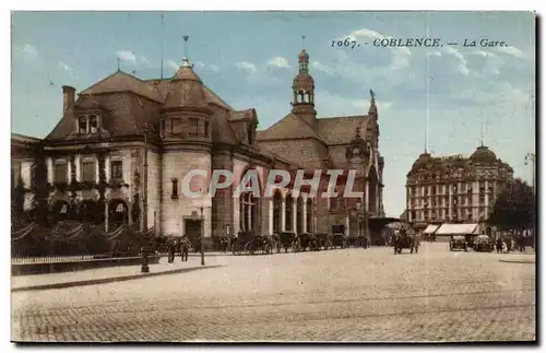 Cartes postales Coblence La Gare