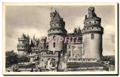 Ansichtskarte AK Chateau De Pierrefonds Tours Jules Cesar et Charlemagne