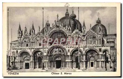 Cartes postales Venezia Chiesa s Marco