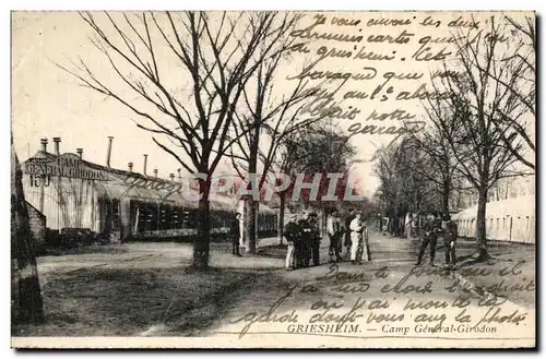 Cartes postales Griesheim Camp Generale Girodom Militaria