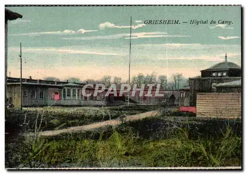 Ansichtskarte AK Griesheim Hopital Du Camp Militaria