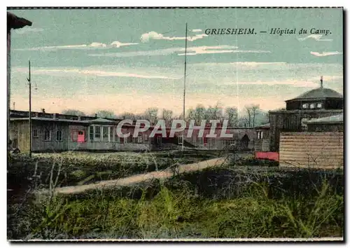 Cartes postales Griesheim Hopital Du Camp Militaria