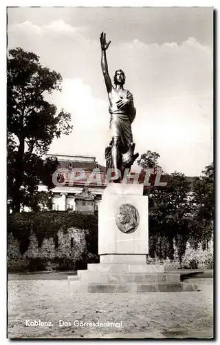 Cartes postales Koblenz das Gorresdenkmal