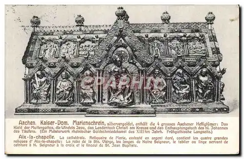 Cartes postales Aachen Kaiser Dom Marienschein