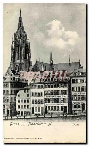 Cartes postales Gruss aus Frankfurt a M Dom
