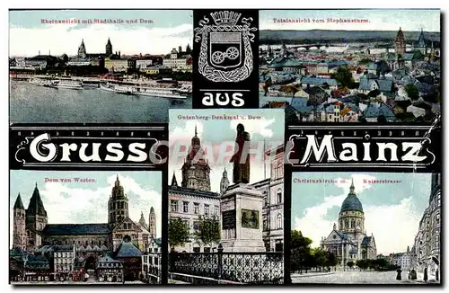 Cartes postales Gruss Mainz