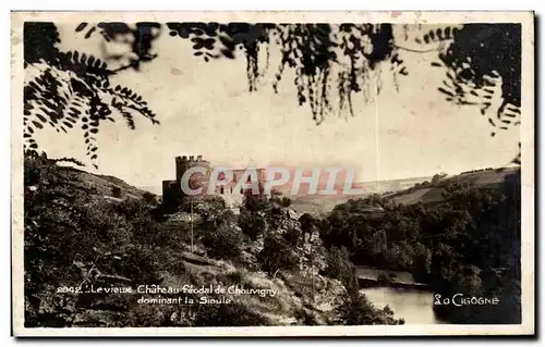 Ansichtskarte AK Levieux Chateau Feodal de Chouvigny Dominant la Sioule vichy