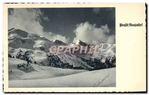 Cartes postales moderne Voeux montagne