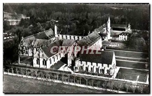 Moderne Karte En Avion Au Dessus De Abbaye de Royaumont Asnieres sur oise Abbaye de Royaumont