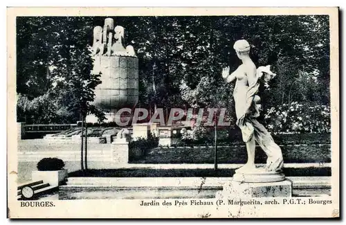 Cartes postales Bourges Jardin des Pres Fichaux