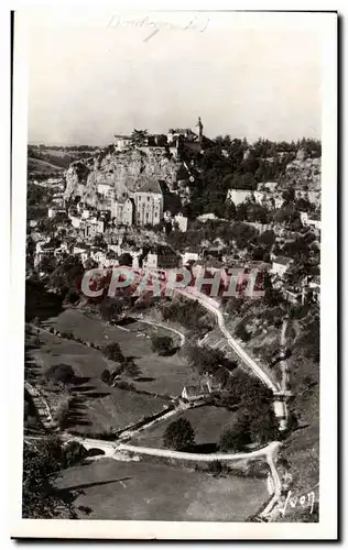 Cartes postales Rocamadour Vue Prise De La Route De l'Hospitalet
