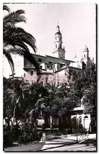 Cartes postales Menton La Vieille Ville Et L&#39Eglise San Michel The Old Town And St Michael&#39a Church