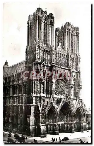 Cartes postales Reims La Cathedrale