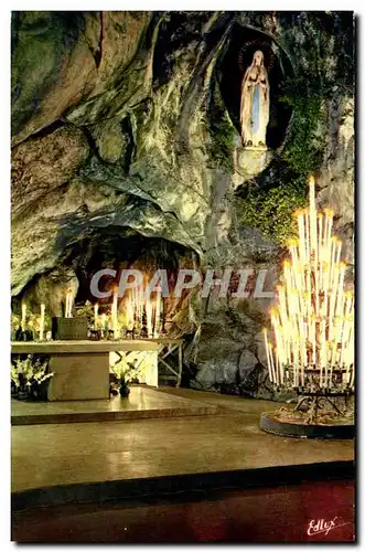 Ansichtskarte AK Lourdes La Grotte Miraculeuse The Miraculous Getto La Grotta Miracolosa