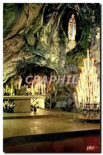 Cartes postales Lourdes La Grotte Miraculeuse The Miraculous Getto La Grotta Miracolosa