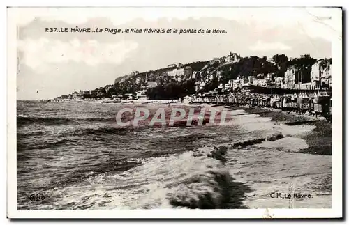 Cartes postales La Havre La Plage Le Nice Havrais Et La Pointe De La Heve