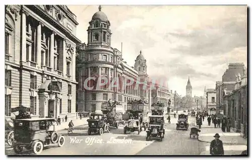 Cartes postales War Office London Automobile londres