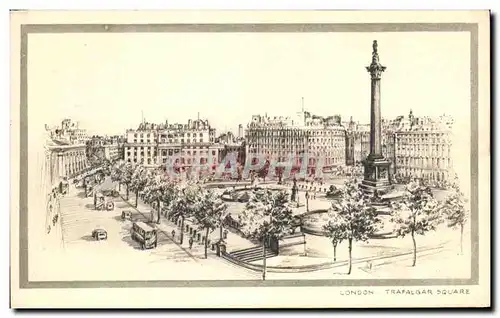 Cartes postales London Trafalgar Square