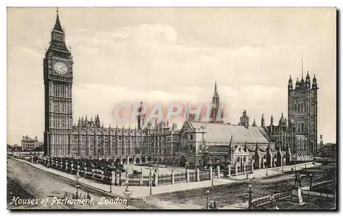 Cartes postales House of Parliament London