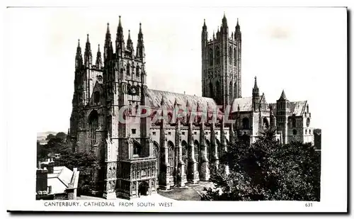 Cartes postales Canterbury Cathedrale From South West