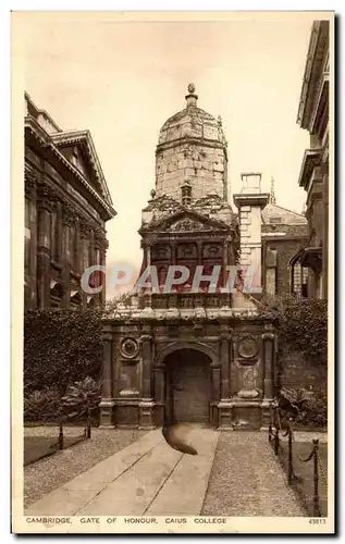 Cartes postales Cambridge Gate Of Honour Caius College