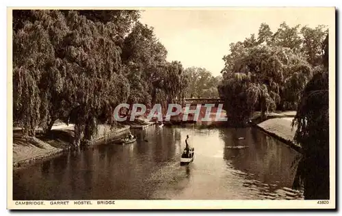 Cartes postales Cambridge Garret Hostel Bridge