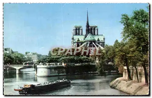 Cartes postales Paris L&#39abside De La Cathedrale Notre Dame De Paris Entre l&#39Lle Saint Louis Et l&#39Lle De