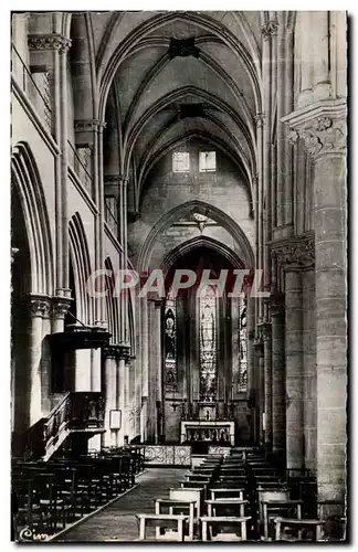Ansichtskarte AK Cluny Interieur De L&#39Eglise Notre Dame