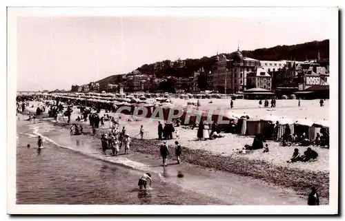 Ansichtskarte AK Trouville La Reine Des Plages La Plage A Maree Haute