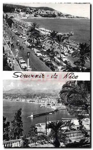Ansichtskarte AK Souvenir De Nice Promenade des Anglais Mont Boron Vue Generale de