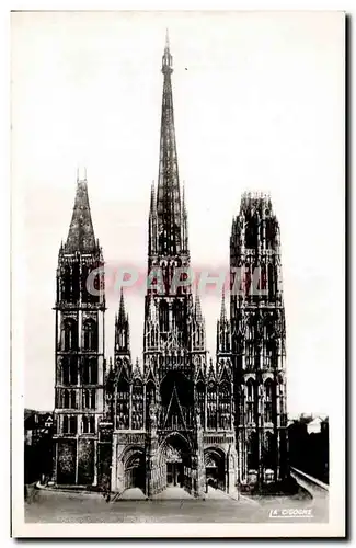 Cartes postales Rouen La Cathedrale vue d&#39ensemble