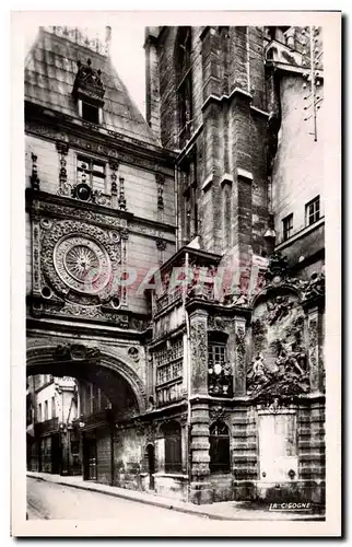 Cartes postales Rouen La Gros Horloge La Plus ancienne horloge du monde les cadrans sont en