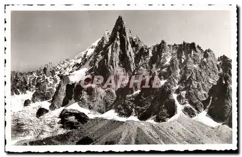 Ansichtskarte AK Chamonix Mont Blanc Le Massif des Drus vu du Montenvers