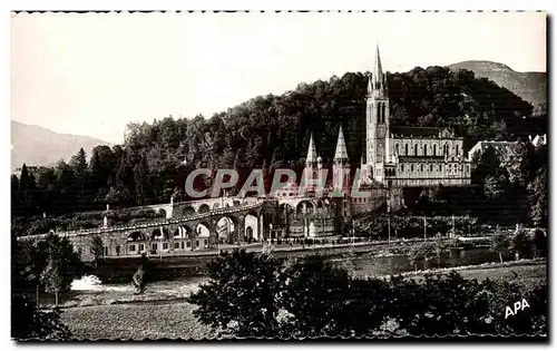 Ansichtskarte AK Lourdes La Basilique vue de la Chapelle des Carmelites