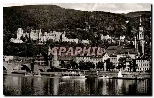 Cartes postales Heidelberg Partie am Neckar