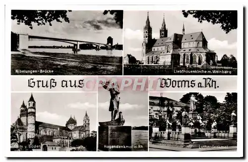 Cartes postales Gruss aus Worms