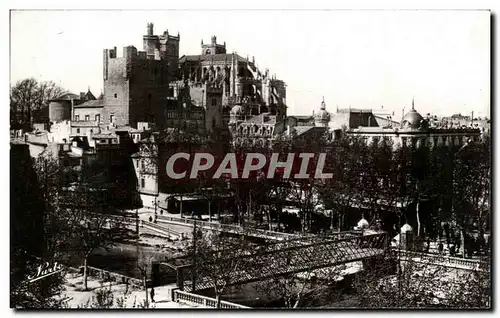 Cartes postales Narbonne Les Rives De La Robine Ensemble De l&#39Hotel De Ville Et De La Cathedrale