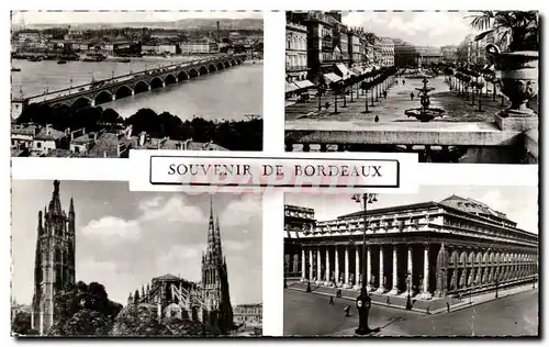 Cartes postales Souvenir De Bordeaux