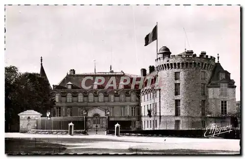 Cartes postales Rambouillet Le Chateau Residence Presidentielle Cour d&#39Honneur Et Tour Francois