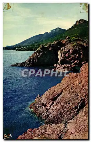 Ansichtskarte AK La Corniche d&#39Or Les Calaques Rouges Du Trayas Le Pic Aurele Et Le Cap roux