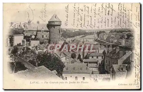 Cartes postales Laval Vue Generale Prise Du Jardin Des Plantes