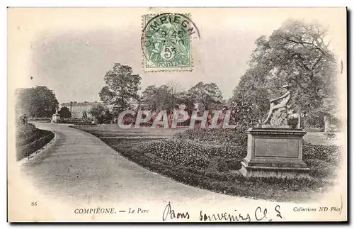 Cartes postales Compiegne Le Parc