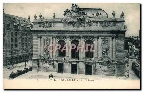 Cartes postales Lille Le Theatre