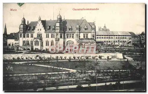 Cartes postales Metz Generalkommando