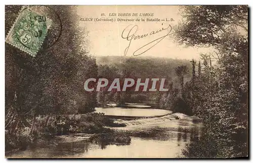 Cartes postales Les Bords De l&#39Orne Clecy Deversoir De La Bataille