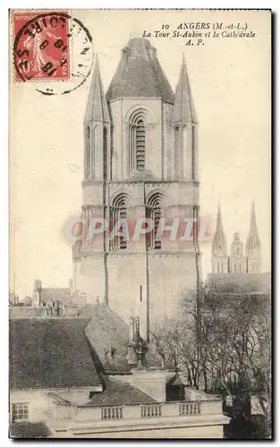 Cartes postales Angers La Tour St Aubin et la Cathedrale