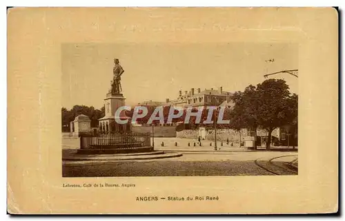 Cartes postales Angers Statue du Roi Rene